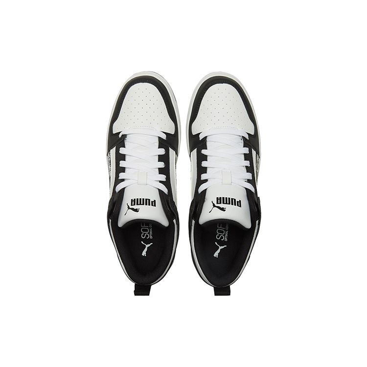 Puma Кроссовки для лайфстайла Rebound Layup Low Унисекс Черный Белый Камуфляж 368876-01