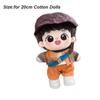 DIY 20cm Cotton Doll Clothes Toy Gift Doll Accessories Trendy Toy Accessories  Cotton Doll