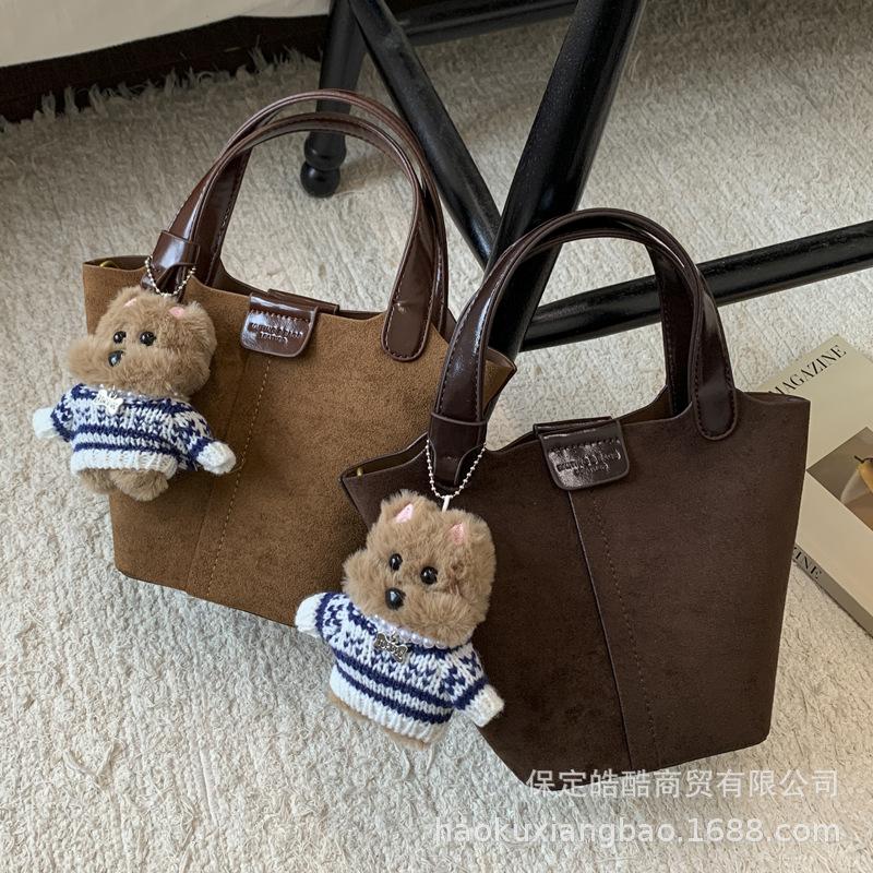 Премиальный ретро маленькая сумка женская 2025 новая мода универсальная сумка-мессенджер популярная сумка-тоут сумка-ведро