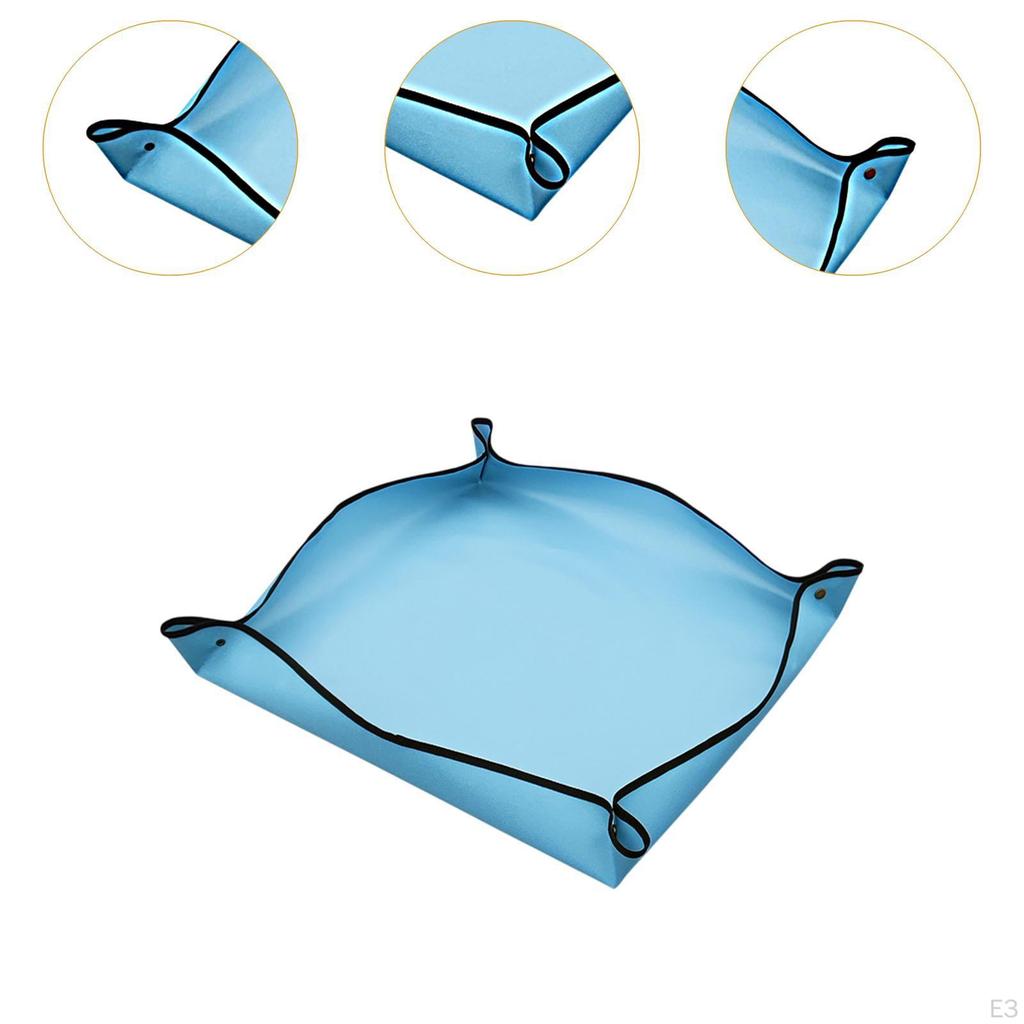 Mat for Repotting, Foldable Design with Mess Control Features