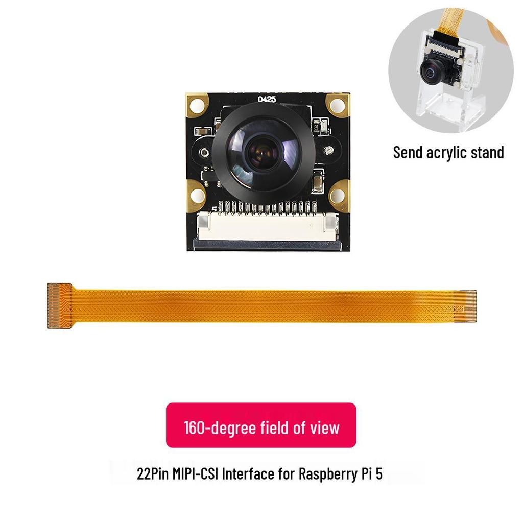 HD-камера для Raspberry Pi 5: 8-мегапиксельный модуль камеры MIPI IMX219