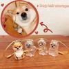 1PC Keychains Cute Pet Souvenirs Gifts For Pet Lovers Widgets DIY Bag Pendants Pet Lovers Pet Hair Storage Funny Pet Hair