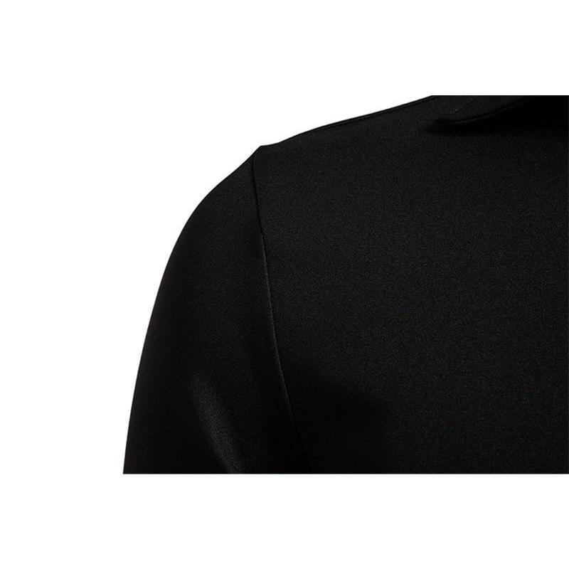 Осенняя мода Мужская рубашка с диагональной планкой, длинным рукавом, высокого качества, винтажная, мужская, повседневная, для социальных мероприятий, свадебной вечеринки, бизнеса