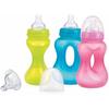 Nûby ID1241 Бутылочка для обучения Easy Grip, 240 мл, 3M+