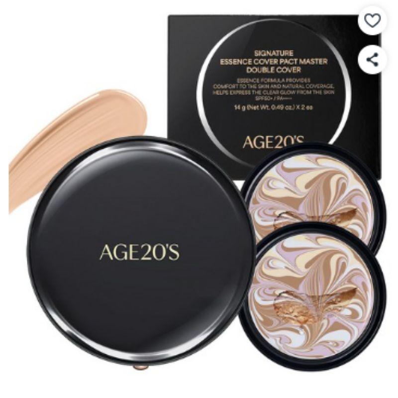 AGE 20’s Signature Essence Cover Pact Master Двойной футляр с запаской 14 г + Запаска 14 г x2