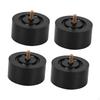 4 Air Conditioner Damping Pads, Anti-Vibration Premium Round Mount for Outdoor Unit,