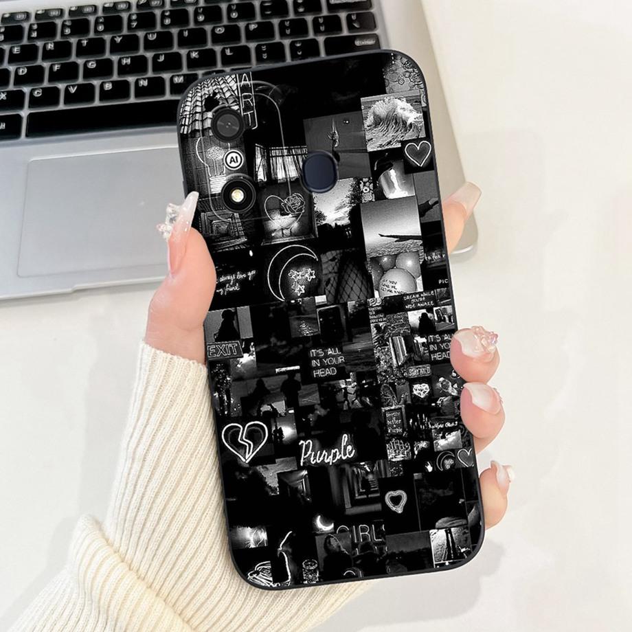 Чехол для Itel A27 A48 A25 A35 Стильный художественный ударопрочный Funda для Itel A60 A60s A70 Мягкий жидкий силиконовый бампер