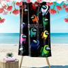 Among Us Print Beach Towel, Large Soft Quick Dry Towel for Beach Camping Swimming