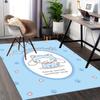 Cinnamoroll Anime Cartoon Design Chair Mat Non-Slip Carpet for Office Home Decoration Living Room Bedroom Game Room Dormitory.E054