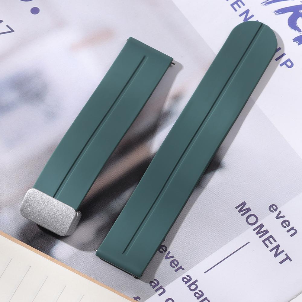 18 мм 20 мм 22 мм Складная пряжка Силиконовый ремешок для ремешка Rolex Универсальный мягкий резиновый ремешок Быстросъемный сменный браслет