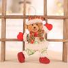 1PC Fabric Ornaments Reindeer Decorations Cloth Pendant Snowman Christmas Tree Elk Christmas Santa Claus Figurines