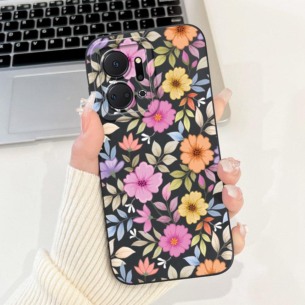 Роскошный painted чехол для Honor X7a 4G Case 2023 Силиконовый мягкий Fundas Чехол для телефона для Honor X7A X 7a HonorX7a Coque Capa