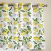 Летние акварельные лимонные винтажные оконные шторы для гостиной, роскошные занавески для спальни, кухонные шторы, шторы