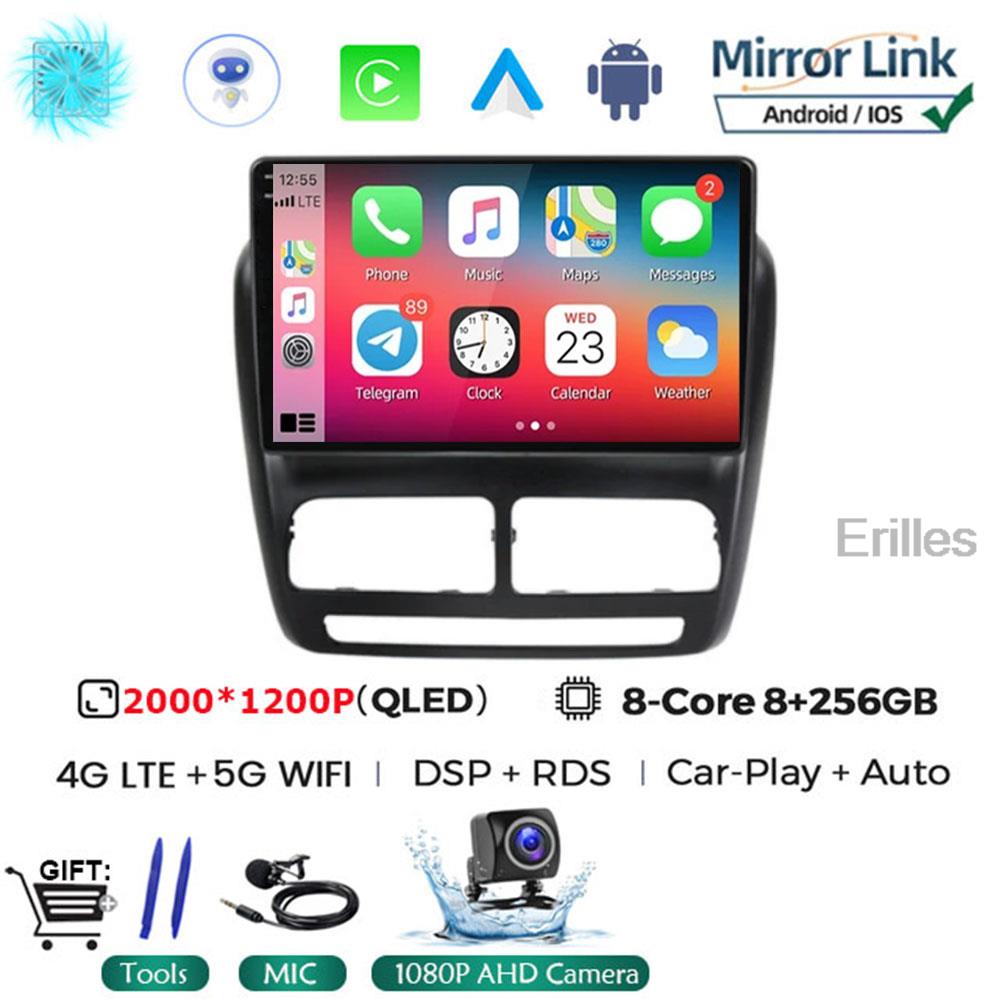 Android 14 автомобильное радио для FIAT DOBLO / OPEL COMBO TOUR 2010-2015 GPS Navi 1280*720 QLED DSP Carplay мультимедийный проигрыватель без DVD