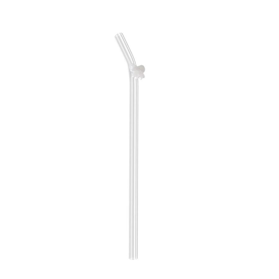 Reusable Drinking Glass Straw Cute Butterfly Flower Shape Straw for Smoothies Juice Milk Bar Accessories Theme Party Bar Tools