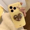 Милый чехол-подставка в форме сердца для щенка для iPhone 16, iPhone 17 и iPhone 17 Pro Max