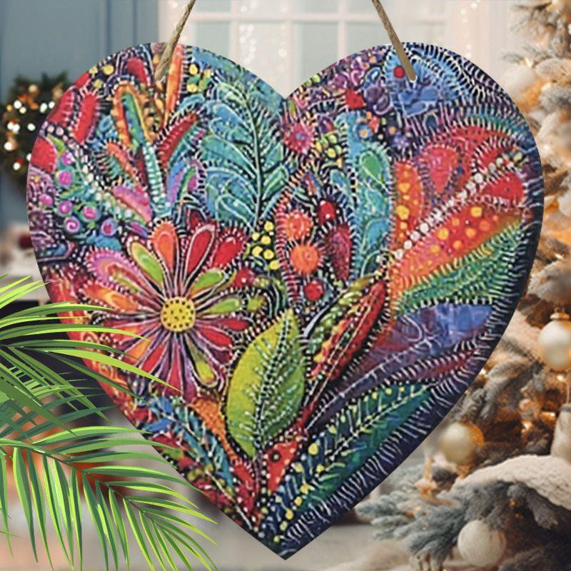 Wooden Hanging Decorative Signs, Indoor or Garden Decoration, 2D Flat Pendants, Housewarming Gifts for Friends