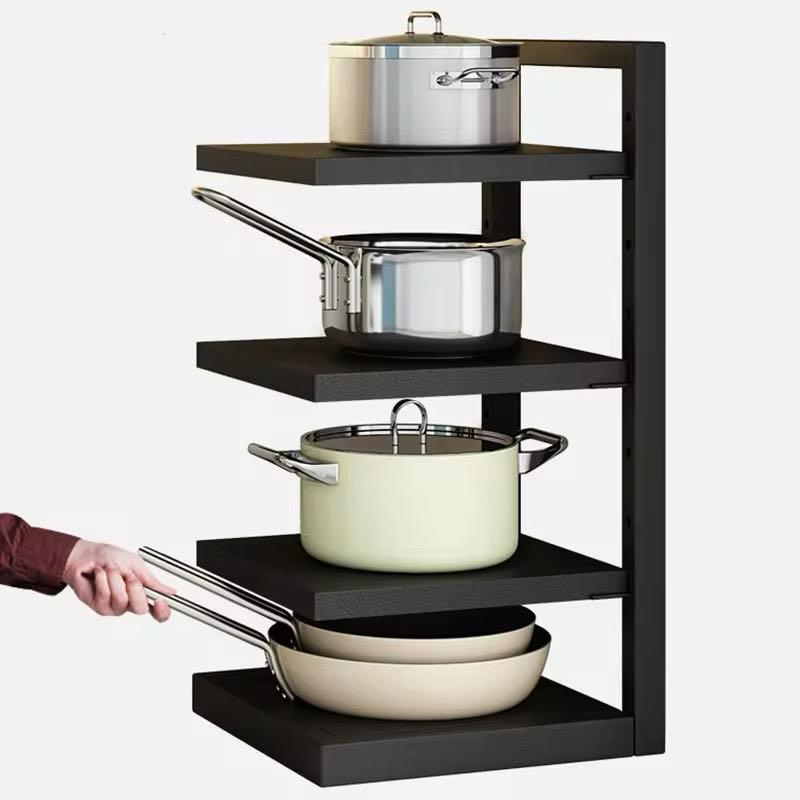 Pot Rack Storage Rack Kitchen Rack Under the Sink Cabinet Multi-layer Adjustable Shelf Countertop Dedicated To Pot Rack