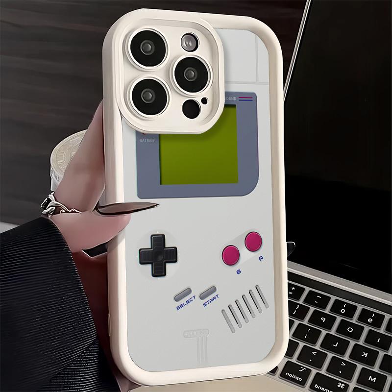 Phone Case for iPhone 17 Air 16E 15 16 Pro Max Game Console Trend Pattern Cover 14 Plus 13 12 Mini Soft Shell Silicone Fundas