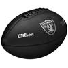 Wilson NFL Team Metallic Premiere Las Vegas Raiders Ball, Unisex black American football ball