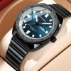 Роскошные мужские часы, новый дизайн, нержавеющая сталь, светящийся дисплей недели, календарь, водонепроницаемые часы для мужчин