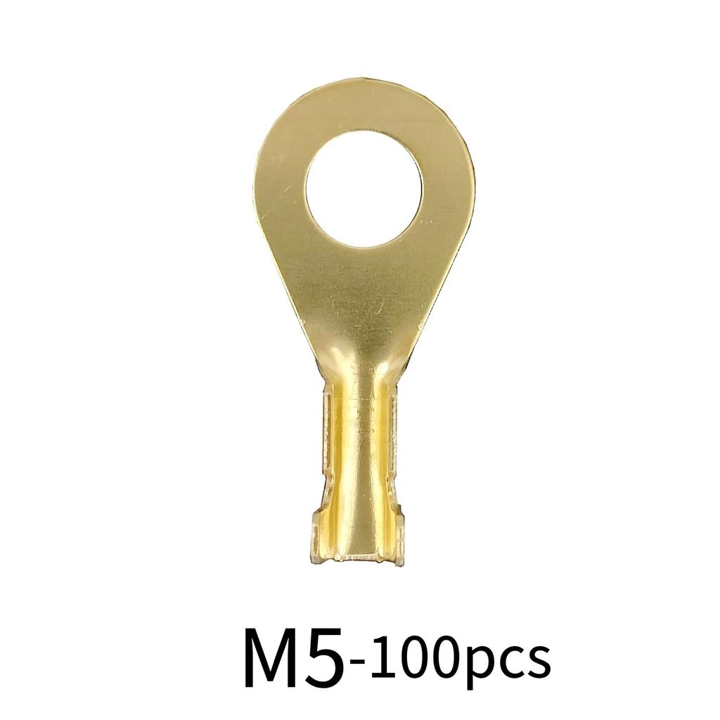 M3/M4/M5/M6/M8/M10 кольцевой наконечник провода быстроразъемный наконечник латунный обжимной наконечник набор ассорти