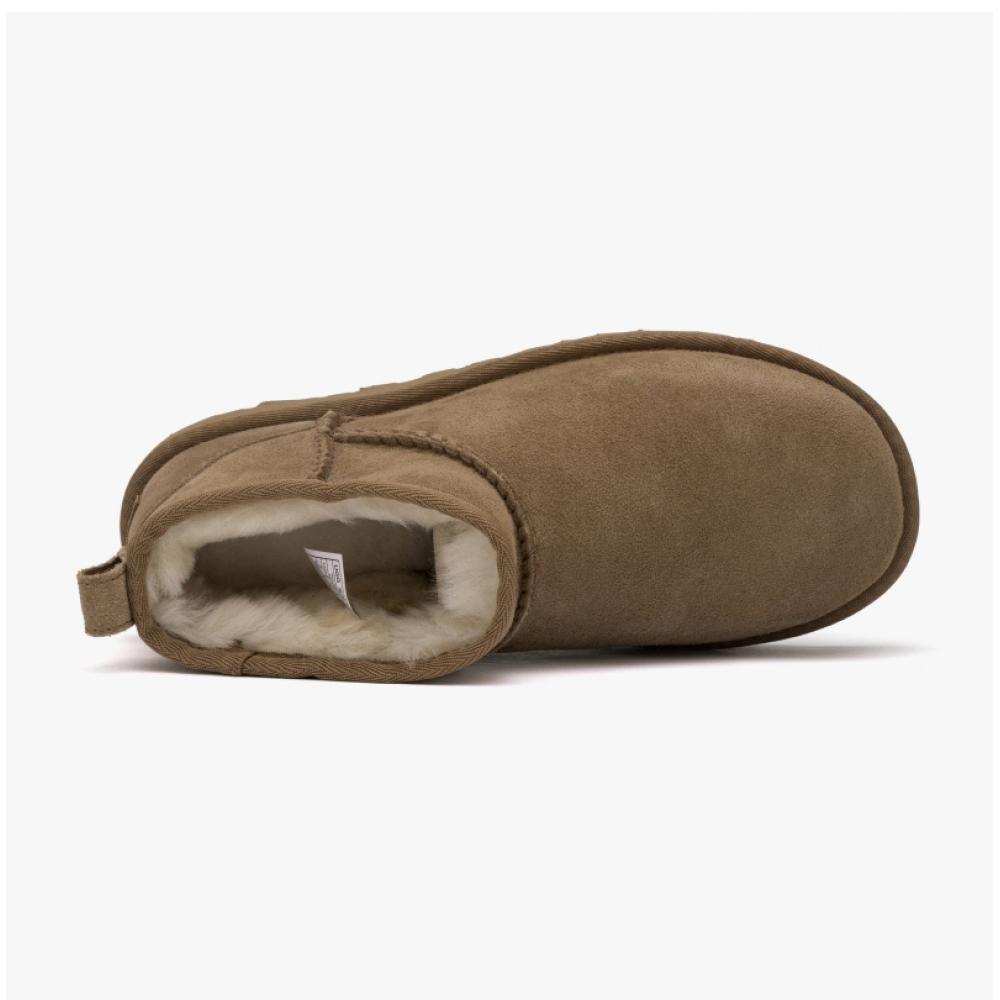UGG 1116109 Che Classic Ultra Mini Ботинки каштанового цвета