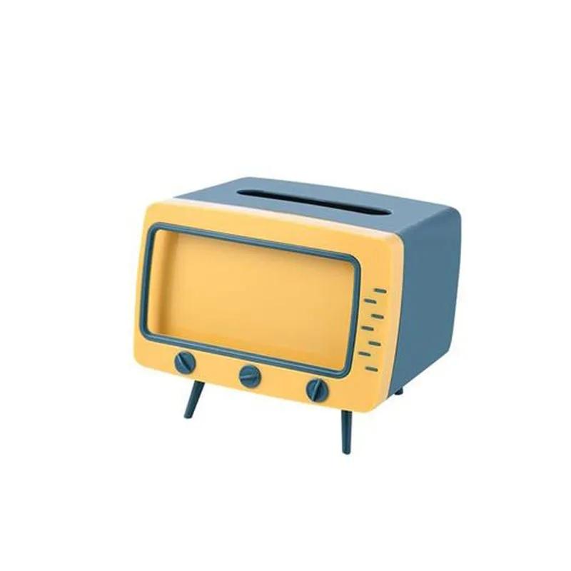 Новый держатель для салфеток для телевизора, настольный диспенсер для хранения салфеток, органайзер с держателем для мобильного телефона