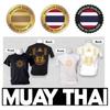 Tiger Muay Thai T-Shirt Kick Boxing 3D Print Tattoo Quick Dry Men Women Unisex Short Sleeve Round Neck MMA Mix Martial Art Cotton
