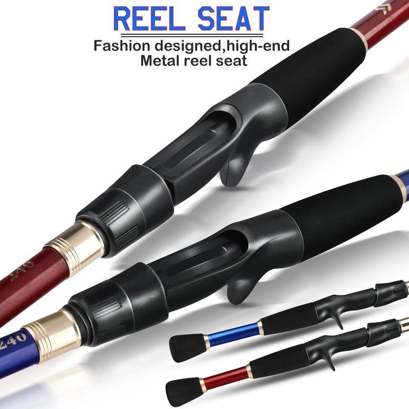 Telescopic Fishing Rod 12+1BB Baitcasting Reel Bass Freshwater Saltwater Outdoor Travel Fishing Tackle Rod Combo