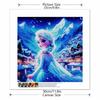 5D DIY Diamond Painting Decorative Princess Elsa Looks Back Full Round Drill Scenery Diamond Embroidery Cross Stitch Kits Home Decor Gift