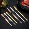 Nut Stainless Steel Quality Double Headed Seafood Tools Crab Fork Lobster Spoons Crab Picking Tools