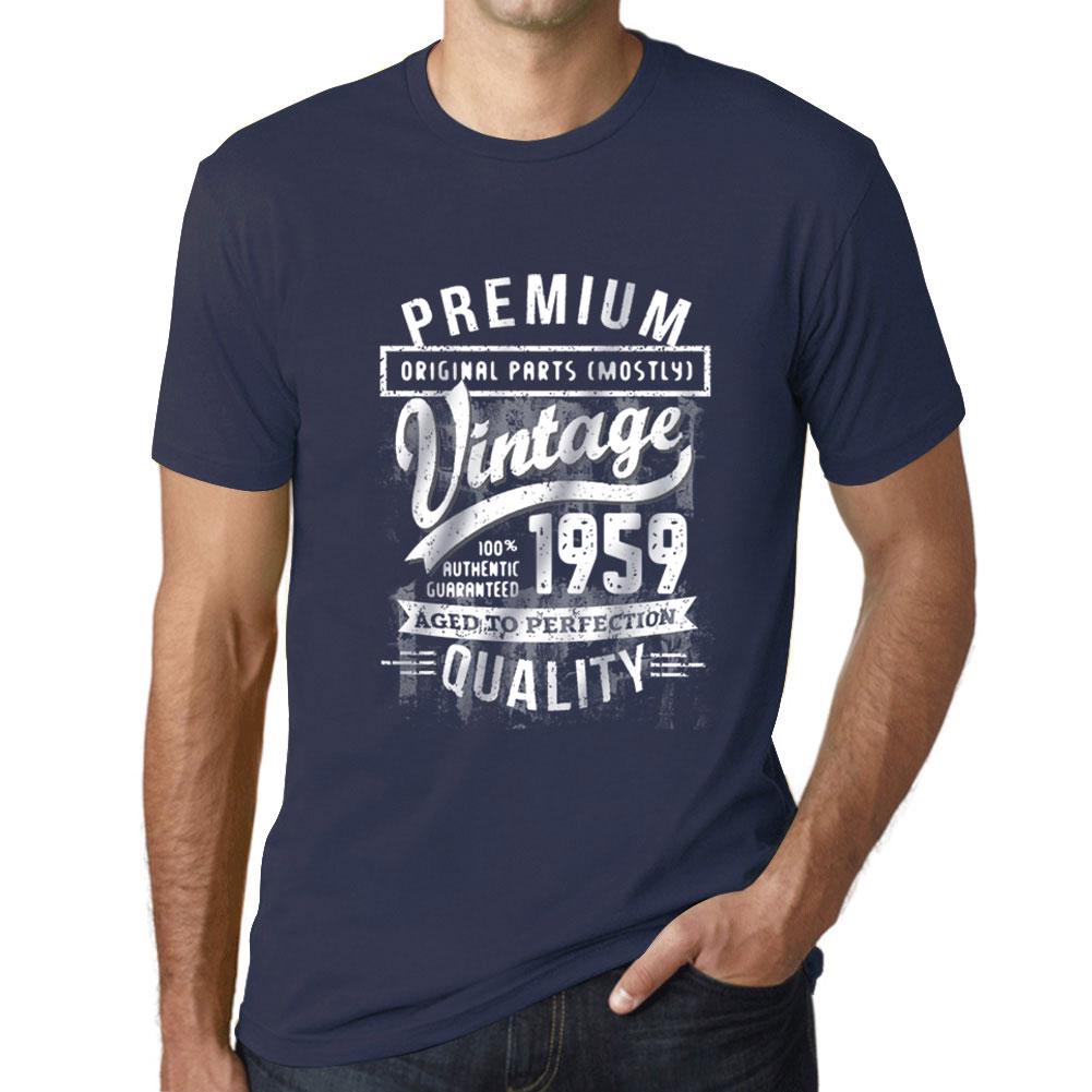Ultrabasic Homme Graphique 1959 Aged To Perfection T-Shirt - Cadeau Danniversaire Pour 60 Ans