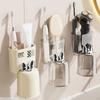 Magnetic Toothbrush Storage Rack Wall-mounted Punch-free Mouthwash Cup Electric Toothbrush Toothpaste Bathroom Organizer Holder