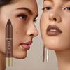 Matte Chocolate Brown Lipstick Crayon Non-stick Cup Lip Liner Pencil Soft Mist Waterproof Creamy Pigmented Lip Outline Contour