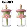 Cute Glass Flower Cartoon Tea Strainer, Cold Brew Flower Tea, Straw, Straight Drinking Cup, Heat-resistant Coffee Cup, Milk Cup