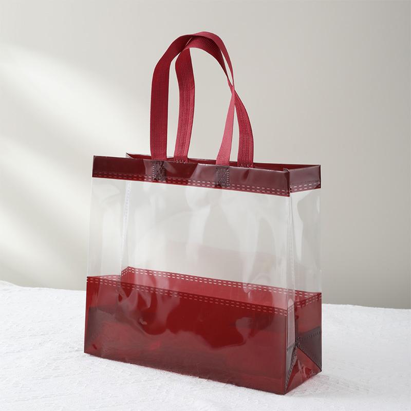 1шт пляжная сумка прозрачная большая вместимость портативная водонепроницаемая сумка для хранения ПВХ