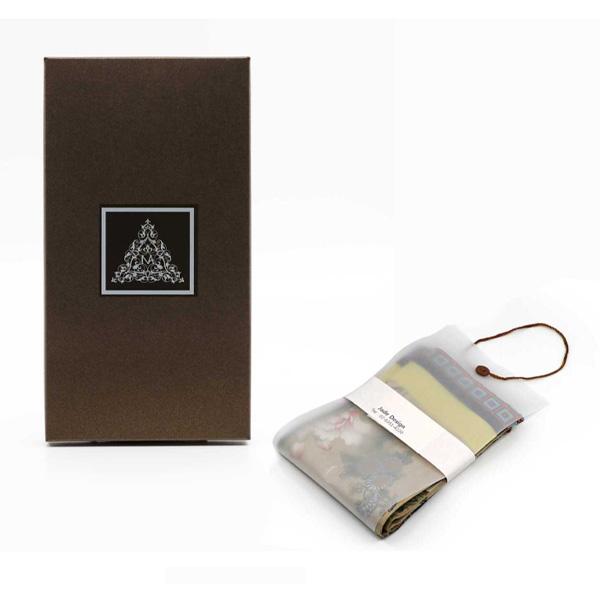 Шелковый шарф Twilly с мотивом «Богатство и честь» — 100% премиум-шелк