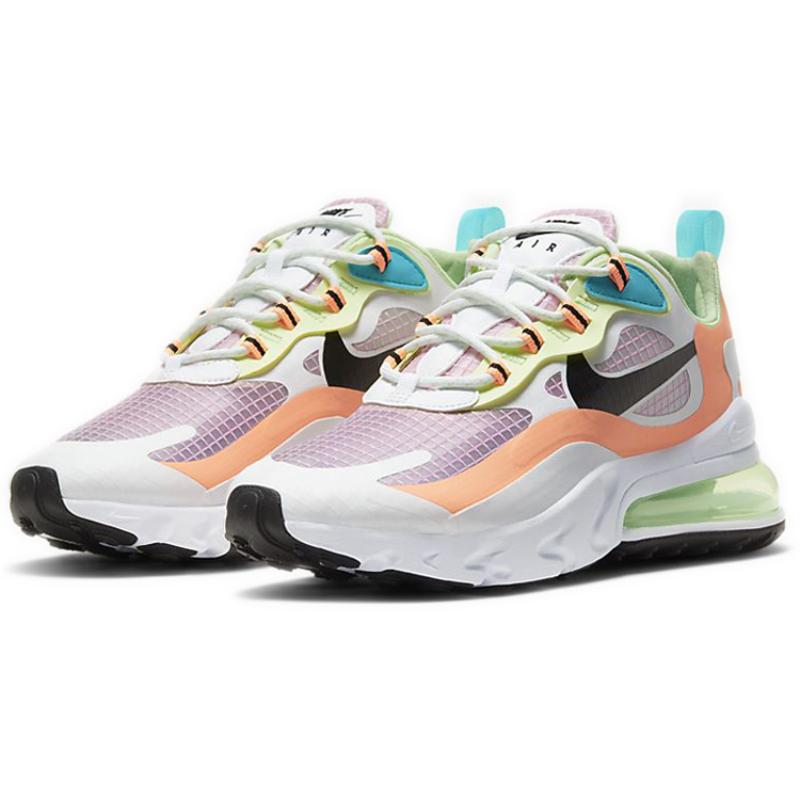 Nike Женские кроссовки Air Max 270 React Se Светло-арктический розовый Повседневная обувь CJ0620-600