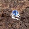 Танзанит Драгоценный Камень Ювелирные Изделия из Стерлингового Серебра 925 Ручной Работы Вечернее Кольцо для Мужчин RR-11-6