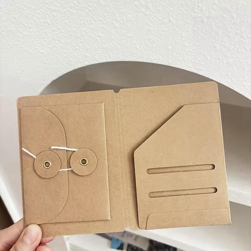 1/2PCS Portable Passport-Envelope Storage Bag Multi Purpose Kraft Paper Scrapbooking Ticket Holder Business Card Card Organizer