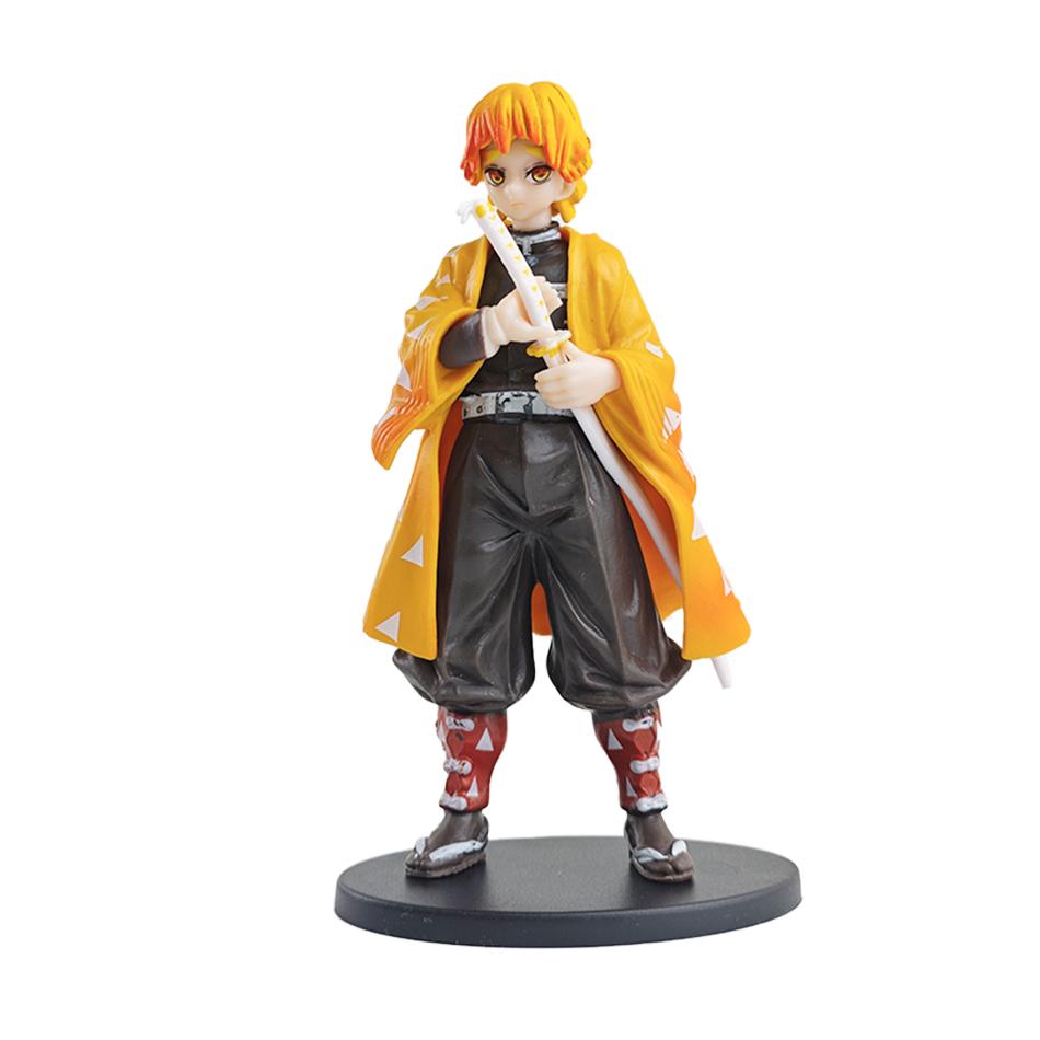 Аниме Demon Slayer Kimetsu no Yaiba фигурка Камадо Танджиро фигурка Agatsuma Zenitsu Nezuko Warrior ПВХ модель игрушки