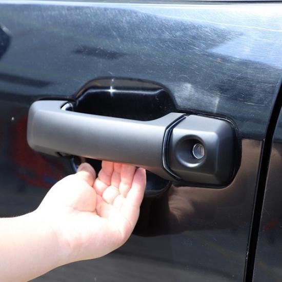 4pcs Matte Black Exterior Side Door Handle Cover Trim For Toyota Tundra 2007-21