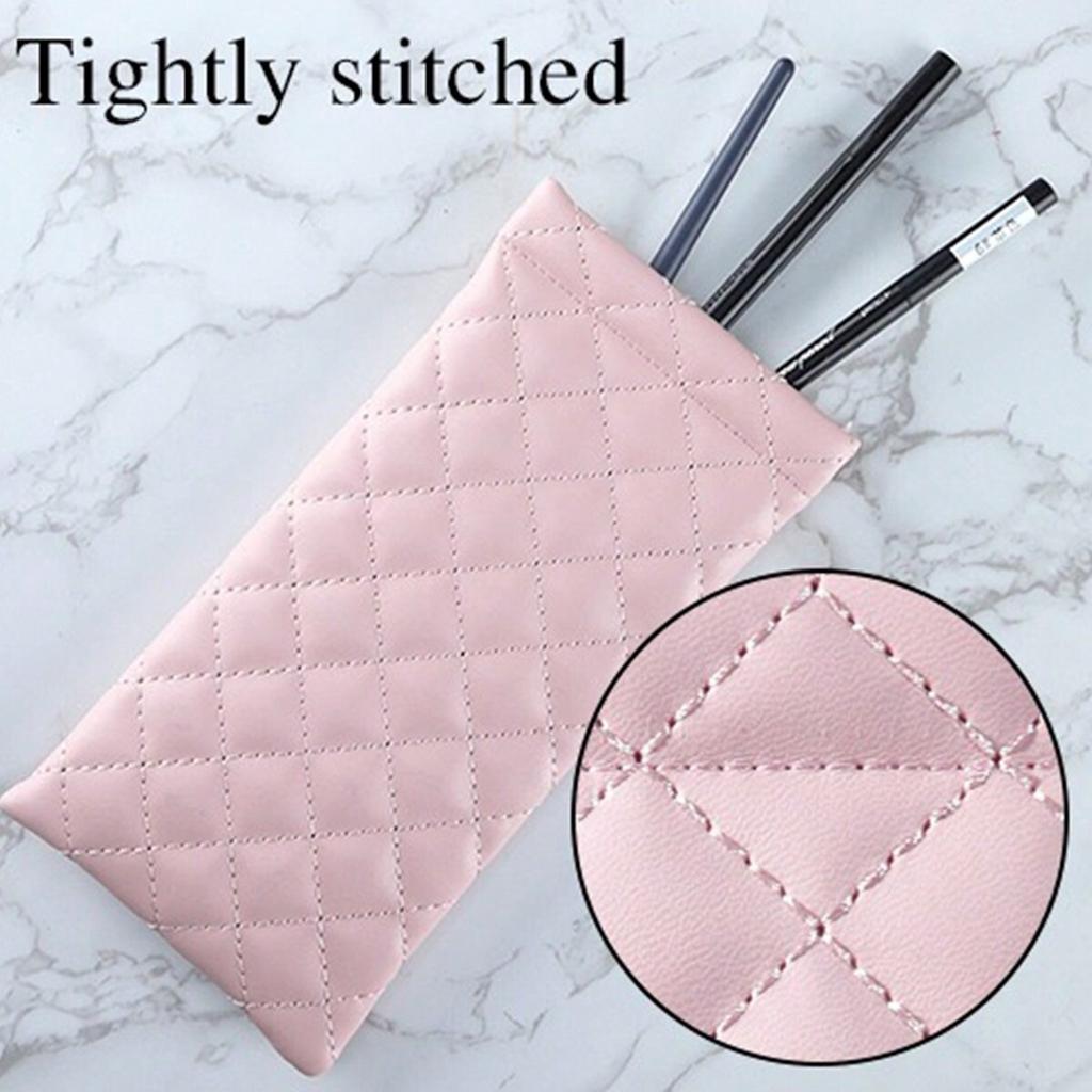 Portable Squeeze Eyeglasses Case - PU Leather Soft Sunglasses Bag Pouch, Pocket Mobile Phone Sunglasses Eyewear Organizer Holder