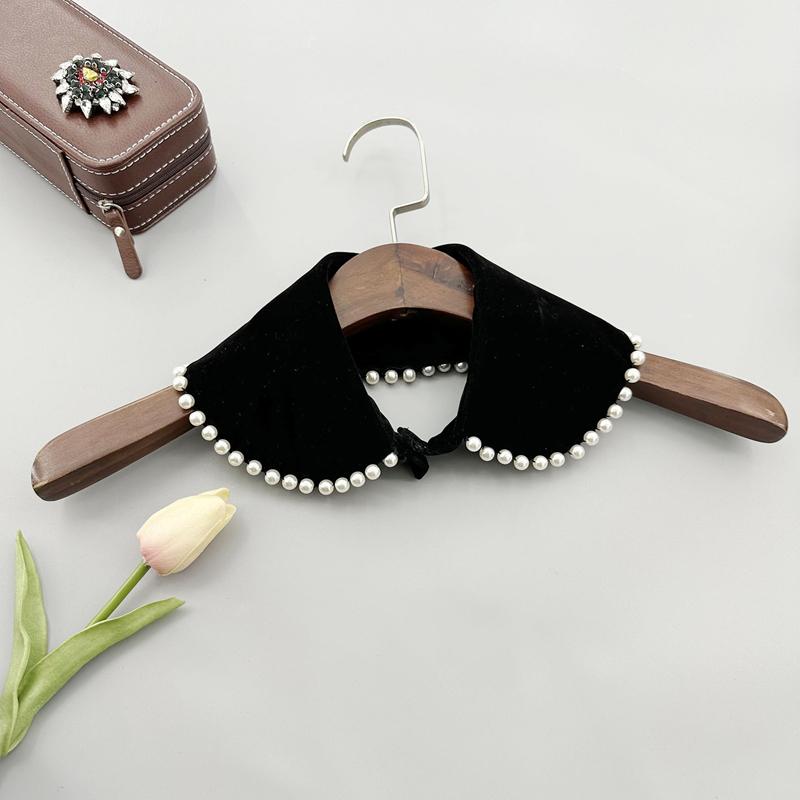 Fashion Pearl Decorative Fake Collar Shirt Sweater Dress Detachable Lapel False Collar For Women Girls Neck Accessory