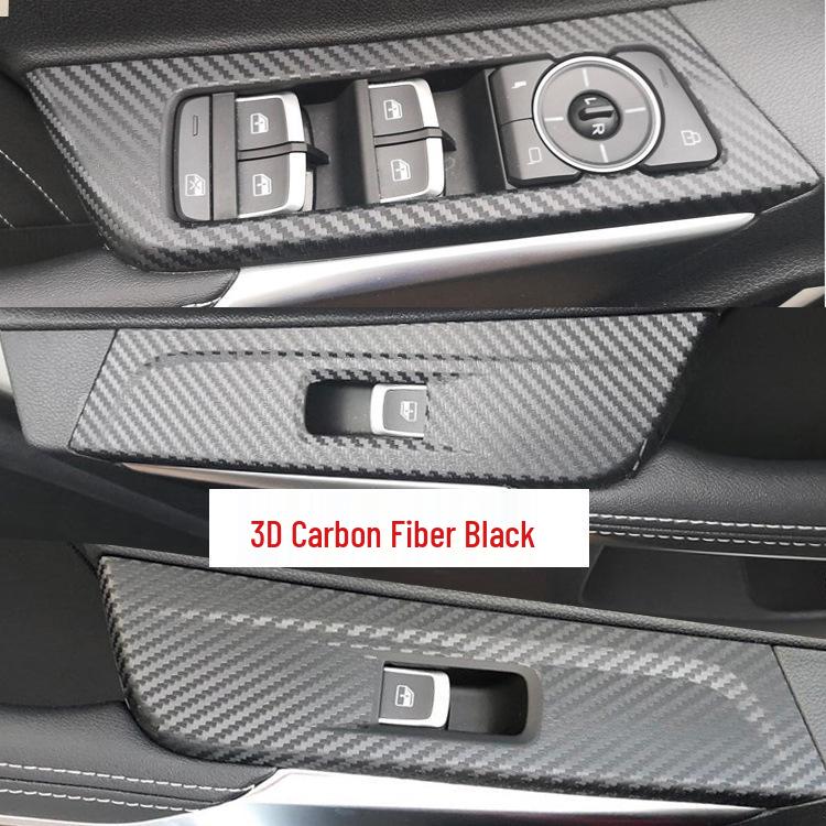 Territory Interior Carbon Fiber Stickers: Console, Gear Shift, Window Lift Decor & Protection