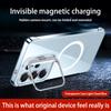 Безрамочный Магнитный Чехол Для Magsafe Samsung Galaxy S26 S25 S24 FE Plus Ultra С Подставкой-Держателем для Камеры Прозрачная Мягкая Задняя Крышка из ПК