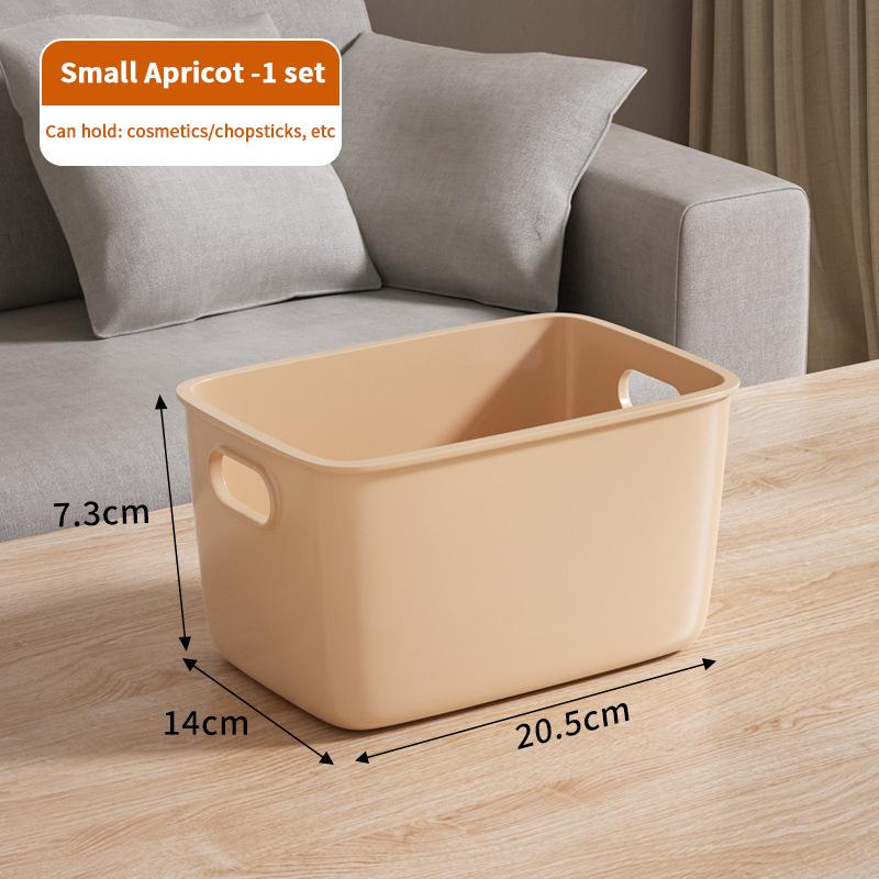 Настольный ящик для хранения, общежитие, мелочи, пластиковый ящик для хранения косметики, ванная комната, кухня, корзина для сортировки и хранения, контейнеры