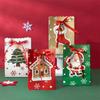 Christmas Gift Box Candy Bag Snowflake Birthday Gift Package Santa Claus Elk Christmas Tree Paper Bag Christmas Decoration