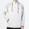 Under Armour Rush All Purpose Fz Logo Printed Drawstring Hooded Zip Jacket Men Jackets Gray 1373719-592